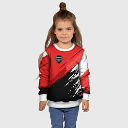 Свитшот детский FC Arsenal: Original, цвет: 3D-белый — фото 2