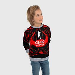 Свитшот детский CS:GO - Георгий, цвет: 3D-меланж — фото 2