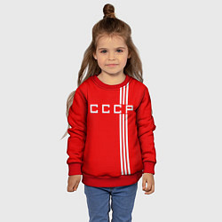 Свитшот детский Cборная СССР, цвет: 3D-красный — фото 2