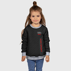 Свитшот детский Audi: Sport Line, цвет: 3D-меланж — фото 2