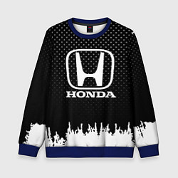 Свитшот детский Honda: Black Side, цвет: 3D-синий