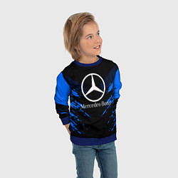 Свитшот детский Mercedes-Benz: Blue Anger, цвет: 3D-синий — фото 2