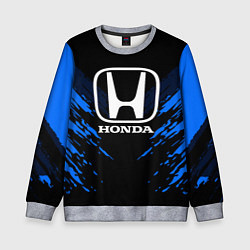 Свитшот детский Honda: Blue Anger, цвет: 3D-меланж