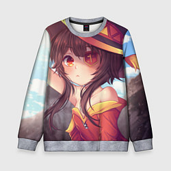 Свитшот детский KonoSuba, цвет: 3D-меланж