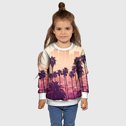Свитшот детский Los Angeles, цвет: 3D-белый — фото 2
