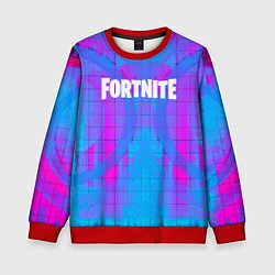 Свитшот детский Fortnite: Acid Neon, цвет: 3D-красный