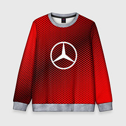 Свитшот детский Mercedes: Red Carbon, цвет: 3D-меланж