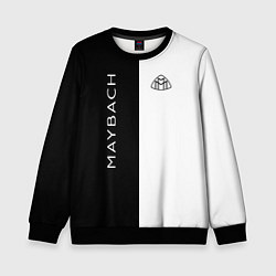 Свитшот детский Maybach: B&W, цвет: 3D-черный