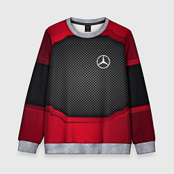 Свитшот детский Mercedes Benz: Metal Sport, цвет: 3D-меланж