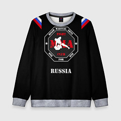 Свитшот детский MMA Russia, цвет: 3D-меланж