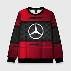 Свитшот детский Mercedes Benz Sport, цвет: 3D-черный