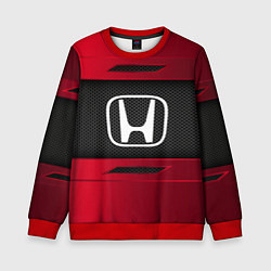 Свитшот детский Honda Sport, цвет: 3D-красный