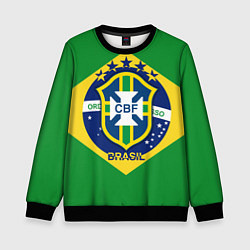 Свитшот детский CBF Brazil, цвет: 3D-черный