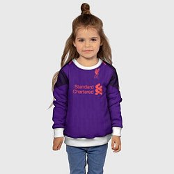 Свитшот детский FC Liverpool Away 18-19, цвет: 3D-белый — фото 2