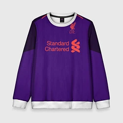 Свитшот детский FC Liverpool Away 18-19, цвет: 3D-белый