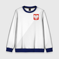 Свитшот детский Poland Team: Home WC-2018, цвет: 3D-синий