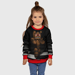 Свитшот детский Minecraft: Freddy FNAF, цвет: 3D-красный — фото 2