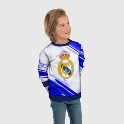 Свитшот детский Real Madrid, цвет: 3D-синий — фото 2