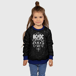 Свитшот детский AC/DC: Run For Your Life, цвет: 3D-синий — фото 2