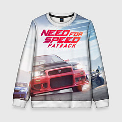 Свитшот детский Need for Speed: Payback, цвет: 3D-белый