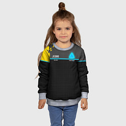 Свитшот детский JB300 Android, цвет: 3D-меланж — фото 2