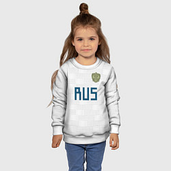 Свитшот детский Сборная России 2018, цвет: 3D-белый — фото 2