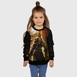 Свитшот детский Генерал Кратос, цвет: 3D-черный — фото 2