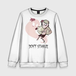Свитшот детский Don't Starve: Wendy, цвет: 3D-белый