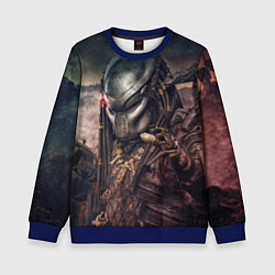 Свитшот детский Merciless Predator, цвет: 3D-синий