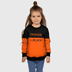 Свитшот детский Orange Is the New Black, цвет: 3D-черный — фото 2
