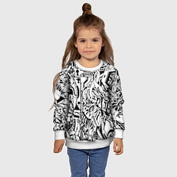 Свитшот детский Space Mechanic, цвет: 3D-белый — фото 2