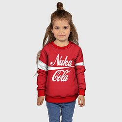 Свитшот детский Nuka Cola, цвет: 3D-красный — фото 2