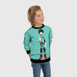 Свитшот детский Моя Геройская Академия, цвет: 3D-черный — фото 2