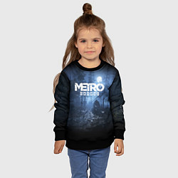 Свитшот детский Metro Exodus: Dark Moon, цвет: 3D-черный — фото 2