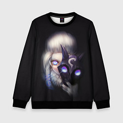 Свитшот детский Некромантия, цвет: 3D-черный