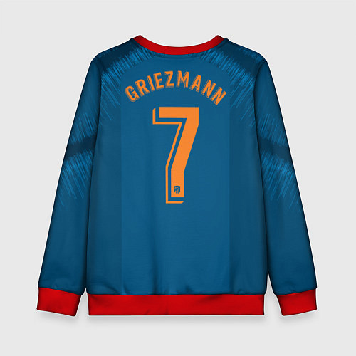 Детский свитшот Griezmann alternative 18-19 / 3D-Красный – фото 2