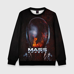 Свитшот детский Mass Effect, цвет: 3D-черный
