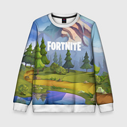 Детский свитшот Fortnite: Forest View