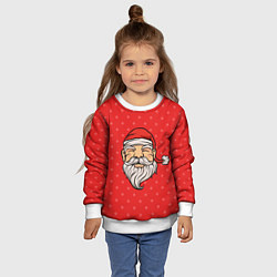 Свитшот детский Дед Мороз, цвет: 3D-белый — фото 2