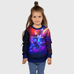 Свитшот детский CS:GO Revenge of the Beasts, цвет: 3D-синий — фото 2