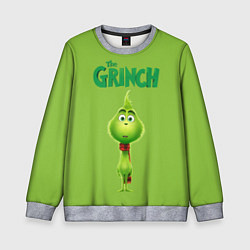 Свитшот детский The Grinch, цвет: 3D-меланж