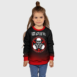 Свитшот детский 30 Seconds to Mars, цвет: 3D-красный — фото 2