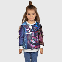 Свитшот детский Five Nights at Freddys, цвет: 3D-белый — фото 2