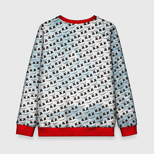 Детский свитшот Marshmello DAB / 3D-Красный – фото 2