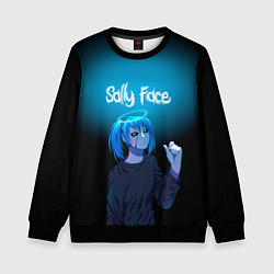 Свитшот детский Sally Face, цвет: 3D-черный