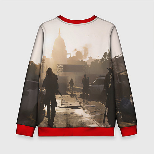 Детский свитшот Tom Clancy's The Division / 3D-Красный – фото 2