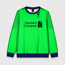 Свитшот детский Liverpool: Alisson GK 18-19, цвет: 3D-синий