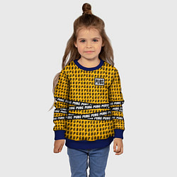 Свитшот детский PUBG Life: Yellow Style, цвет: 3D-синий — фото 2