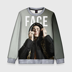 Свитшот детский FACE: Slime, цвет: 3D-меланж