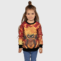 Свитшот детский Boku no Hero Academia, цвет: 3D-черный — фото 2